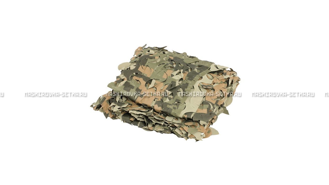 Сетка Camosystems Пейзаж Полынь 3D 2,4х6 м  – купить по цене 6200 руб. в интернет-магазине в городе Самара картинка 6
