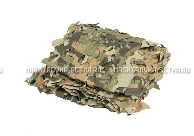 Сетка Camosystems Пейзаж Полынь 3D 2,4х6 м  – купить по цене 6200 руб. в интернет-магазине в городе Самара картинка 1
