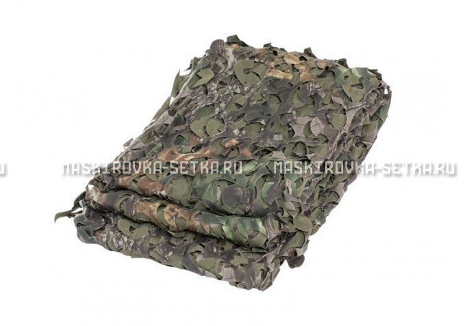 Сетка Camosystems Пейзаж Тайга 4D 2,4х6 м  – купить по цене 7200 руб. в интернет-магазине в городе Самара картинка 1
