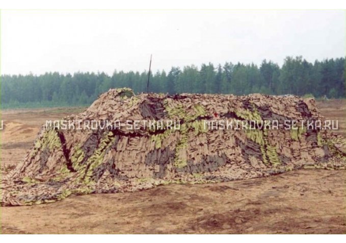 Маскировочная сетка МКТ-4П Поле 3х6 м – купить по цене 8700 руб. в интернет-магазине в городе Самара картинка 1