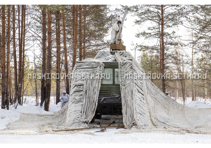 Маскировочный комплект МКТ-2С Снег 9х12 м – купить по цене 33200 руб. в интернет-магазине в городе Самара картинка 2