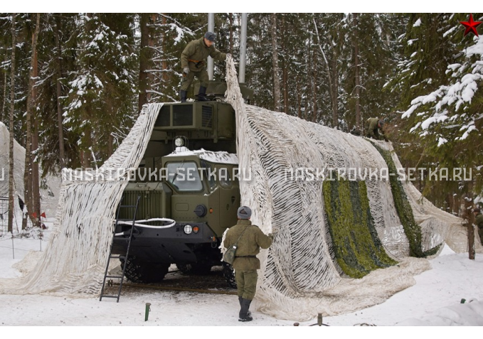 Маскировочный комплект МКТ-2С Снег 9х12 м – купить по цене 33200 руб. в интернет-магазине в городе Самара картинка 8