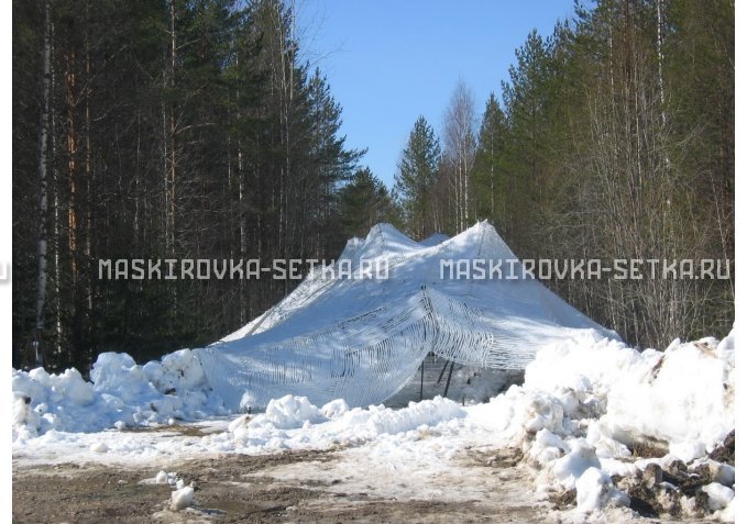 Маскировочная сеть МКТ-2С Снег 3х6 м – купить по цене 4700 руб. в интернет-магазине в городе Самара картинка 3