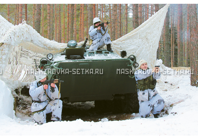 Маскировочный комплект МКТ-2С Снег 9х12 м – купить по цене 33200 руб. в интернет-магазине в городе Самара картинка 6